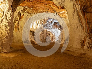 ÃÂ¡orridor in the Muntanya de Sal salt mines cave in Cardona photo